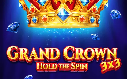 3x3 Grand Crown: Hold the Spin di Gamzix, una delle Winnita slot più giocate: corona rossa e oro su fondo blu